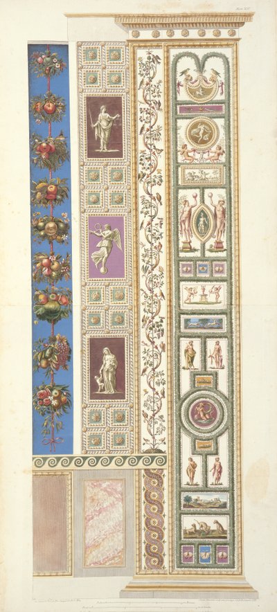 Tafel aus der Raphael-Loggia im Vatikan, aus 
